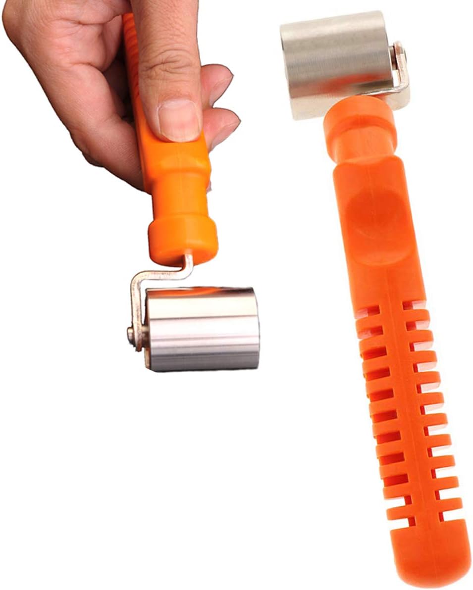 Dancepandas Wallpaper Edge Seam Roller Wallpaper Roller Wheel Pressure Roller Flat Roller DIY