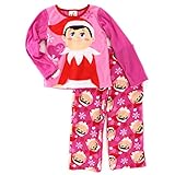 Elf on the Shelf Girls Christmas Fleece Pajamas
