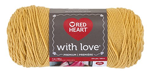 Red Heart With Love Yarn, Cornsilk