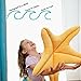 Starfish Pillow for use as Floor Pillow or Accent Pillow in Peach Color - Soft and Cozy for a Little Mermaid's Bedroom or Beach House Decor
