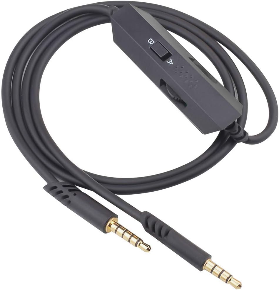 Amazon Com Replacement A10 0 Cord Aux Cable With A B Modes Inline Mute Volume Control And Mic Compatible With Astro A10 0 A30 A50 Gaming Headsets To Pc Mobile Mixamp Ps4 And More