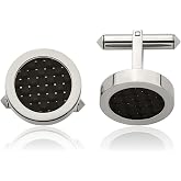 IceCarats Titanium Cuff Links