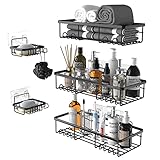 Shower Caddy Shelf Organizer Rack (3Pack), Soap