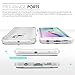 Galaxy S6 Edge Case, Samsung Galaxy S6 Edge Case, rooCASE Plexis Clear Back Protective Hybrid Ultra Sllim Fit Thin Case for Samsung Galaxy S6 Edge, Clear