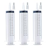 3 Pcs 150ml Large Syringes, Sterile and Individual