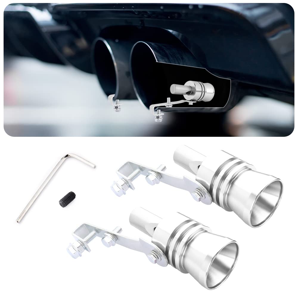2PCS Car Turbo Whistle - Aluminum Alloy Car Exhaust