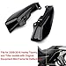 LEAGUE&CO 1 Pair Black Mid-Frame Air Deflector Trim For 2009-2016 Harley Touring Street Glide Tri Electra Road King