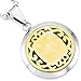 MeMeDIY Silver Gold Two Tone Stainless Steel Pendant Necklace Scorpio Horoscope Zodiac,come with Chain - Customized Engraving