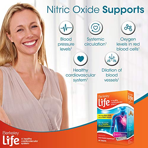 Berkeley Life Nitric Oxide Boost 1 Blood Pressure Support Supplement