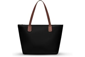 APRYL Tote Bag for Women - Nylon Tote Bags - Large Shoulder Tote Bag with Zipper & Foldable - Handbag for Everyday Work Weekend