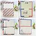 B&S FEEL 32 Special Design Writing Stationery Paper & 16 Envelope Set with Bonus 16 pcs Label Seal Sticker