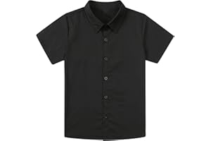 uideazone Boys Hawaiian Shirts Novelty Printed Funky Short Sleeve Button Down Shirt Kids Aloha Luau Shirt 7-14T