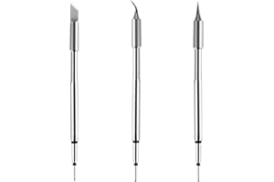 HengTianMei 245 Soldering Iron Tip Set-3pcs K, IS,I,Model.Suitable for SUGON A9 245, and T21 245 Soldering Station, Long Life and Durability Solder Tips, Perfect for DIY, Jewelry, Electronics