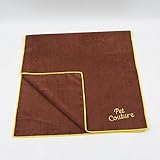 Medium Soft Plush Microfiber Embroidered Hypoallergenic Super Absorbent Pet Towel 20