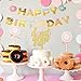 Donut First Birthday Party Set, Donut 1st Doughnut Birthday Party Decoration Include Donut Grow Up Cake Topper Donut Foil Balloon High Chair Banner for Donut 1st Birthday Décor