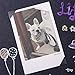 Bememo 2040 Pieces Photo Corners Stickers for Photo Album Scrapbook (Black and Transparent)