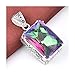 Amazing Shining Ct Huge Vintage Natural Rainbow Mystical Topaz Gemstone Silver Necklace Pendant Color 7