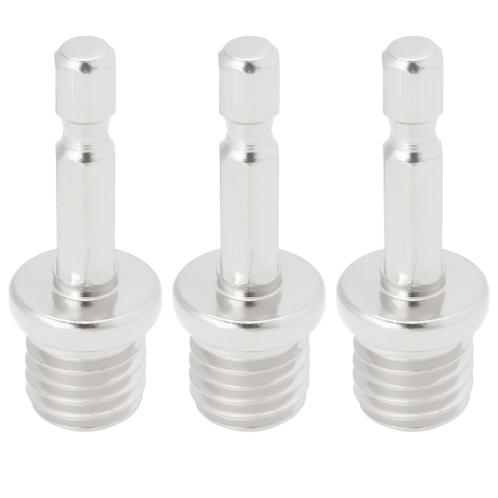 SG Store 3PCS Hexagonal Drill Adapter M14 Adapter 1/4 Inch Hexagon for Drill Cordless Screwdriver Drill Chuck Backing Plate Splitting Tools Electric Wrench 45.5x16.9mm