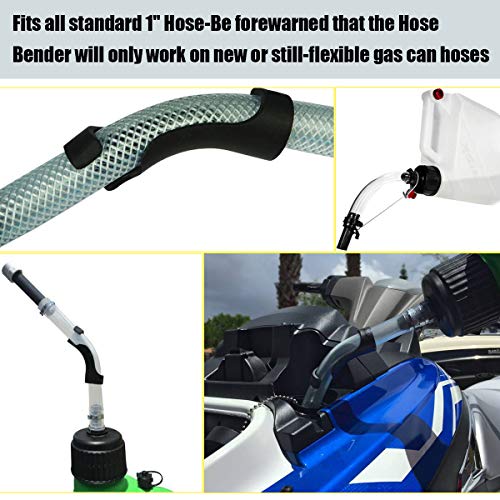 TKKEUEP 4 Pack Utility Container Hose Bender for Racing Fuel Tanks,Gas