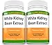 2 Bottles White Kidney Bean Extract 500mg 180 Total Capsules KRK Supplements