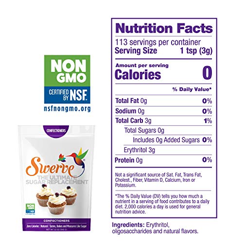 Swerve Ultimate Sugar Replacement Sweetener, Confectioners Sugar