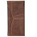Itslife Men's RFID Vintage Look Genuine Leather Long Bifold Wallet Checkbook Wallets for Men