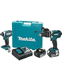 Juego de taladros Makita XT263M con 4,0 Ah de iones de litio, 18 V, inalámbrico, 2 unidades.