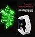 KASSICA Fitness Tracker Step Walking Distance Calorie Counter Bluetooth Smart Bracelet Activity Wristband With Heart Rate Monitor For IOS Android Devieces Samsung Iphone Smartphone (Black)