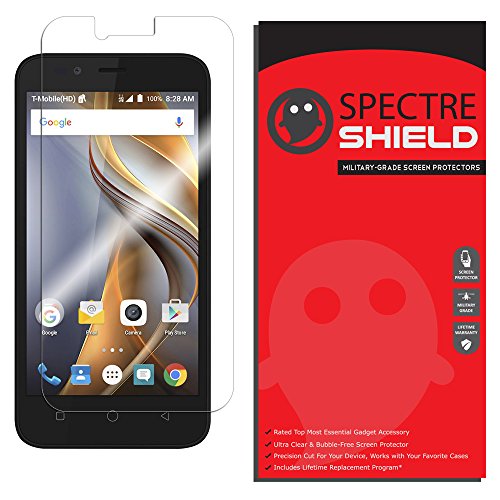 Coolpad Catalyst Screen Protector, Spectre Shield Full Coverage Screen HD Clear Film Anti-Bubble [Lifetime Replacements]