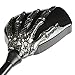Triclicks Turn Signals LED Skull Skeleton Hand Claw Side Rearview Mirrors 8mm 10mm Left Right For Motorcycle