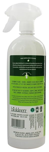 BIO KLEEN BAC OUT CLEANER SPRAY FOAM ACT3