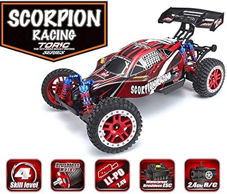 scorpion auto a control remoto