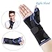 Velpeau Carpal Tunnel Wrist Brace with Thumb Stabilizer Night Support, Completely Stabilizes Wrist Thumb Joint, Pain Relief for Tendonitis, De Quervain's Tenosynovitis, Arthritis (Reg, Right Hand, L)