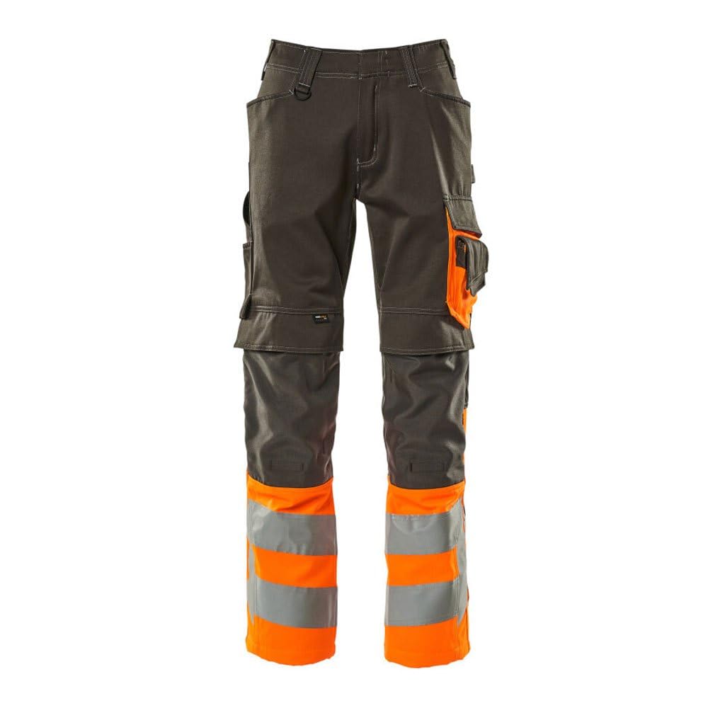 Mascot 15679-860-1814-90C56 Size L90cm/C56 "Leeds" Trousers - Dark Anthracite/Orange
