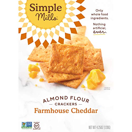 Simple Mills Almond Flour Crackers, Farmhouse Cheddar, Gluten Free