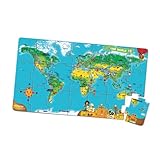 LeapFrog LeapReader Interactive World Map Puzzle (works with Tag)