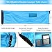 SENQIAO Inflatable Lounger Outdoor or Indoor Air Sleep Sofa Couch Portable Furniture Waterproof Nylon Fabric Sleeping Compression Sacks for Summer Camping Beach.(blue)