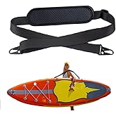 Dokoshia SUP Paddle Board Carrier Shoulder Strap Adjustable Carrying Sling Paded Bag Belt for Surfing and Paddle Board with Metal Hooks Accessories
