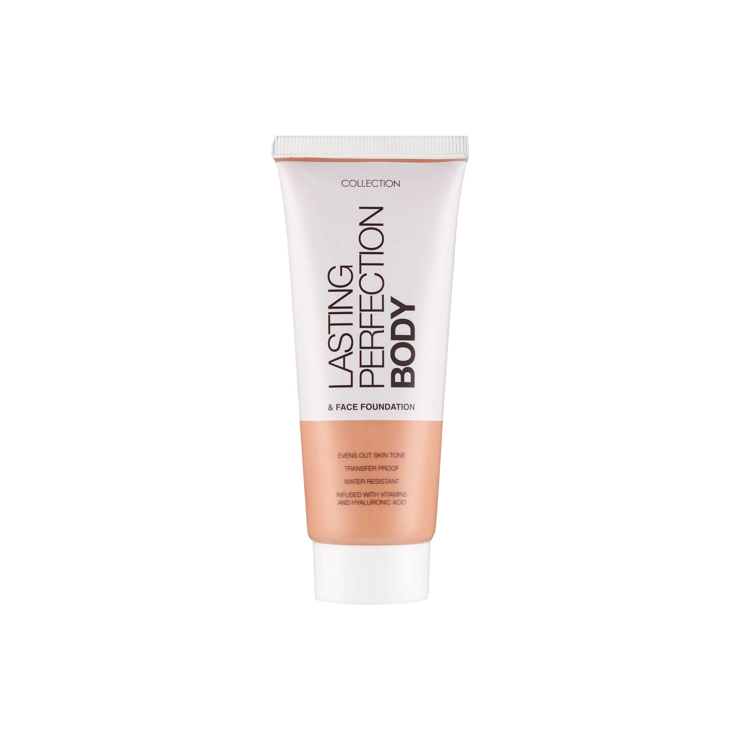 Collection Cosmetics Lasting Perfection Body and Face Foundation, Full Coverage Foundation, 65ml, Medium Fair