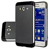 Galaxy Core 2 Case, AnoKe Armor Dual Layer Bumper Case TPU PC 2 in 1 Hybrid Protective Case for Samsung Galaxy Core 2 G355 G355M G355H(Armor Metal Slate)