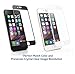 iPhone 6S Plus Screen Protector , IVSO [3D Touch Compatible] HD Clear Full Screen Anti-scratch Tempered Glass Protectors, Cover Edge-to-Edge- For iPhone 6S Plus/ iPhone 6 Plus Phone (White)