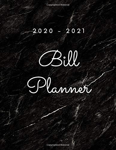 Bill Planner 2020-2021: monthly and weekly budget planner with 2 Year Calendar 2020-2021 | income paycheck tracker, money Weekly expense tracker ,pay ... save money for mom (Paycheck budget tracker)