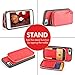 iPhone 8 Plus/7 Plus Wallet Case - 5.5 inch, Credit Card Holder Slot, Zipper Wallet Pocket Purse, Protective Cover - Red