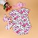 DZT1968® 1 Set Baby Girl Floral Romper with Shoes Headband (0~3 Months)