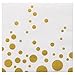 Creative Converting 317844 16 Count Paper Beverage Napkins, Sparkle and Shine Gold