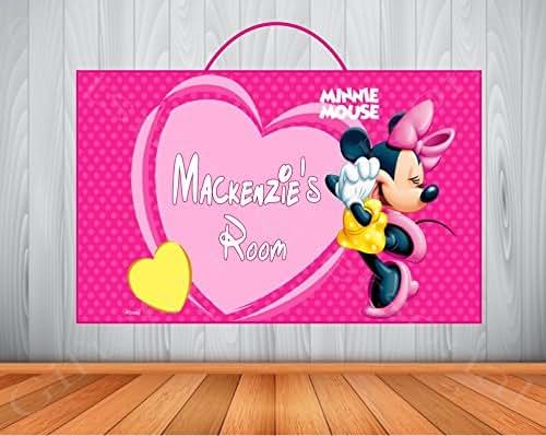 Personalized Minnie Mouse Sign, Minnie Mouse Personalized