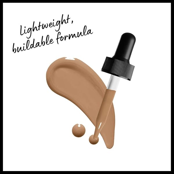 NYX PROFESSIONAL MAKEUP TOTAL CONTROL PRO DROP FOUNDATION, SKIN-TRUE BUILDABLE COVERAGE – CARAMEL