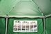Outsunny Easy Pop Up Canopy Party Tent, 10 x 20-Feet, Green with 4 Removable Sidewalls