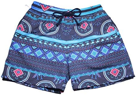 Mucha Swim (X-Large, Black, blue, red)