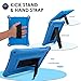 Cooper Bounce Strap [Rugged Silicon Carry Case] for Apple iPad Mini 4 3 2 1 | Multi-Functional Heavy Duty with Stand, Hand & Shoulder Strap (Blue)
